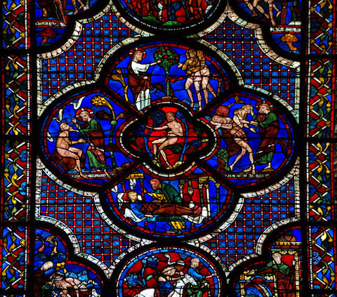 création de l'homme (Chartres) 