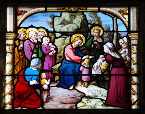 Jésus et les enfants (Chartres) 