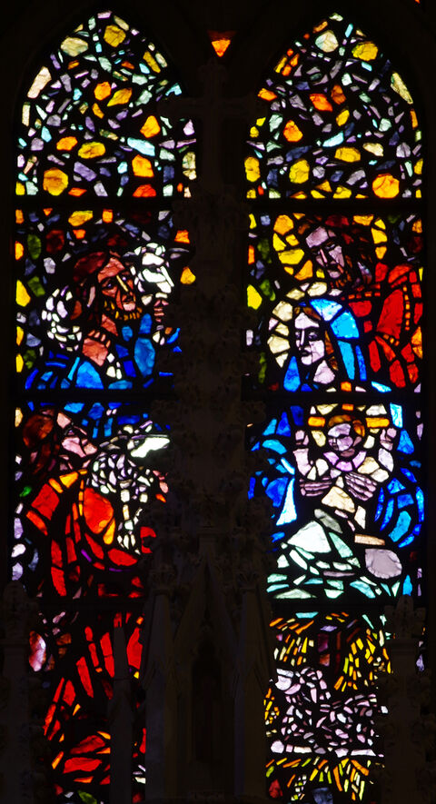adoration des bergers (Dogneville) (Gabriel Loire) 